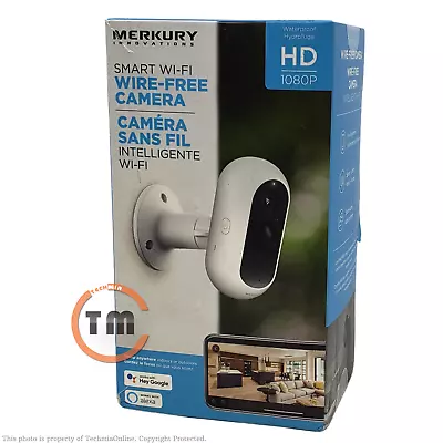 Merkury Innovations Smart Wi-Fi Wire-Free Camera (MIC-CW039-199W) -[SR]™ • $44.95