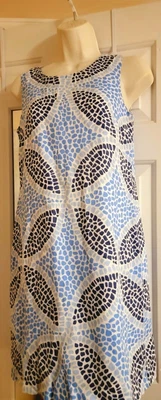 $49.99 • Buy NWT-Island Company Women’s 100% Linen Dress Mosaic Beachy  Size S MSRP $165.00