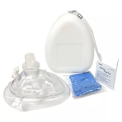 Medical Supplies & Equipment CPR Mask Kit In Hard Case With O2 Inlet (1 Set) • $12.89