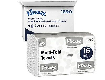 Kleenex KCC01890 Multifold Paper Towels White - 16 Pack • $48