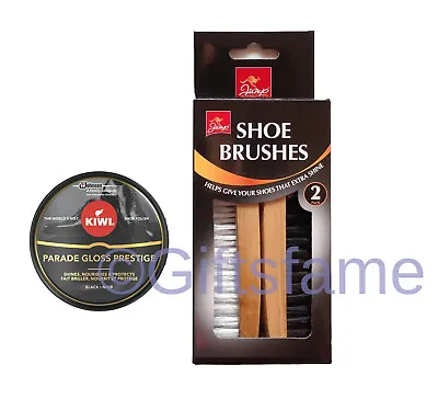 £10.99 • Buy Shoe Care Boot Polishing Cleaning Set Kit With JUMP 2 Brushes And 1 Polish Tin