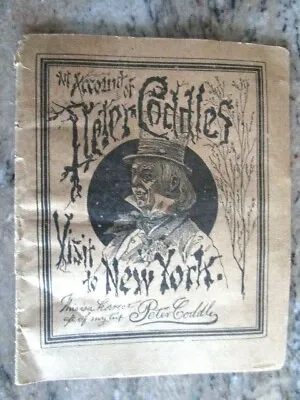 Vintage Peter Coddles Vist New York Booklet For Game -E8J-16 • $39