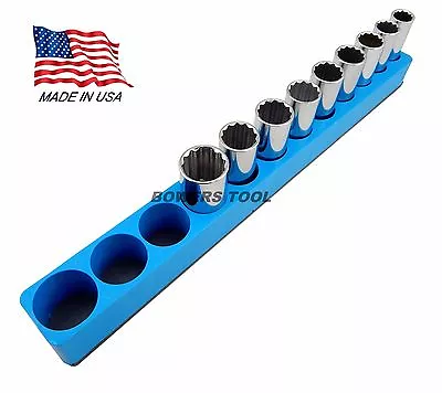 Mechanics Time Saver 3/8 Drive Magnetic Deep Socket Holder Metric Organizer MTS • $22.98