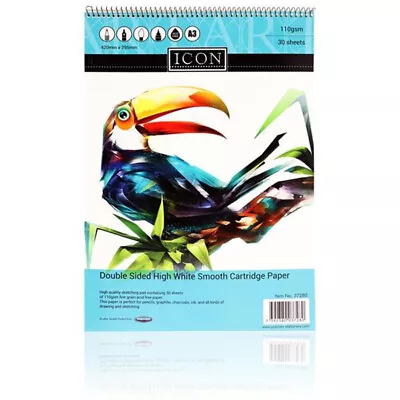 £9.49 • Buy  2 X A3 Wirebound Artist Sketch Pad 110gsm Art Drawing Sheets Sketching Book Set