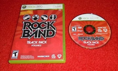 Rock Band Track Pack: Vol. 2 GAME & CASE For Your XBOX 360 System - Volume 2 VG • $9.95