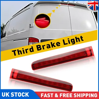 For VW Transporter T5 Barn Door Red Lens LED High Level Brake Stop Light 2003-15 • $21.78