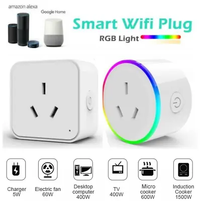 Smart AU Plug Mini Outlet Switch Zigbee WiFi Socket For Amazon Alexa Google Home • $22.49