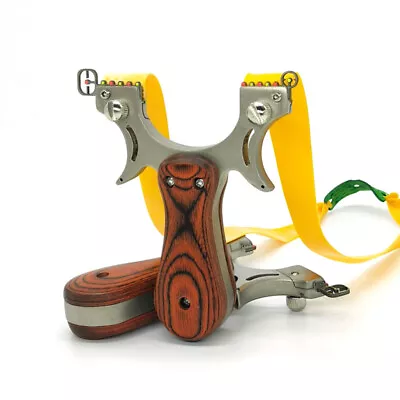 High Velocity Slingshot Set Professional Catapult Sling Shot For Outdoor Hunting • $21.84