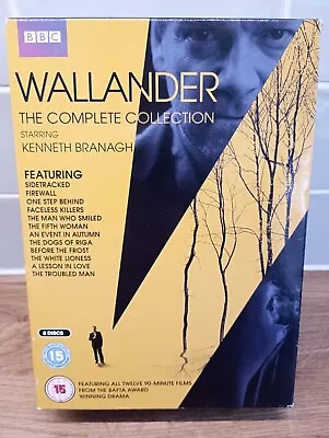 WALLANDER The Complete Collection BBC DVD Box Set Kenneth Branagh 8 Discs Kurt • £12.99