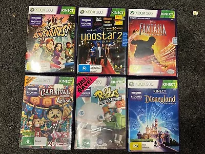 Bulk Kinect Video Games Bundle For Xbox 360 6 Games Lot • $38.89