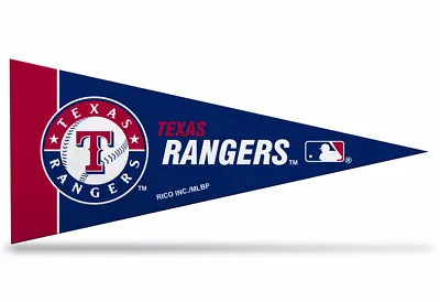 Texas Rangers MLB Mini Pennant 9 X4  New Felt Made In USA • $2.99
