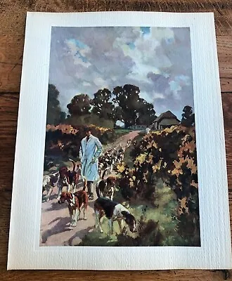£29.99 • Buy 1937 Original Lionel Edwards Print - The Off Season ! ( Hunting )