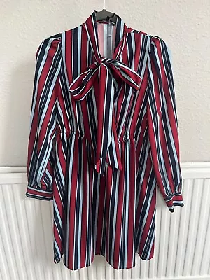 Tara Jarmon Women's Flare Dress UK 10 Red £210 VGC • £45
