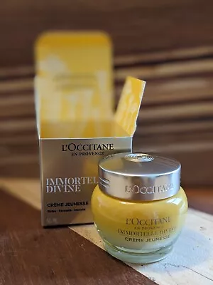 L’OCCITANE Immortelle Divine Cream - 50ml Brand New (not Plastic Wrapped) • £49.48