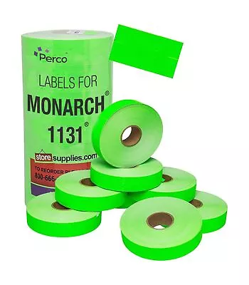 Flou. Green Pricing Labels For Monarch 1131 Price Gun - 1 Sleeve 20000 Pric... • $51.99