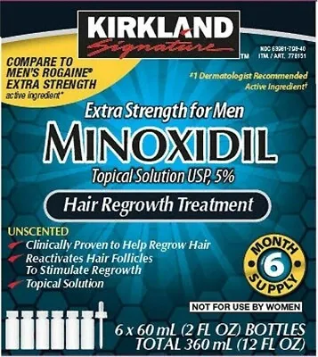 ✳️ Kirkland Minoxidil 5% Hair Regrowth Treatment AUTHENTIC Exp 03/2025✳️ • $20.55