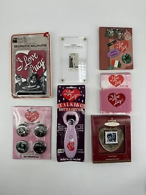 NEW IN PACKAGE I Love Lucy Collectibles Lot 1960 Card Pins Ornament Etc. • $65