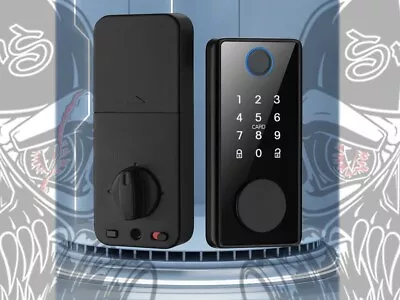 Keyless Digital Deadbolt Door Lock - Fingerprint Or APP Controlled LEFT OR RIGHT • $117