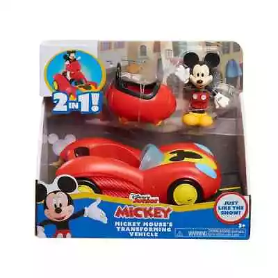 Disney Junior Mickey Mouse Transforming Vehicles -  Mickey Mouse Funhouse Toys • $29.98