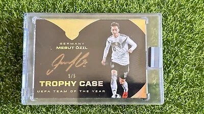 2018 Eminence MESUT OZIL Trophy Case On Card Auto GOLD #5/5 Germany • $699.99