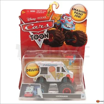 2010 Mattel Disney Pixar Cars Toon Deluxe I-Screamer #25 Monster Truck Diecast • $59.95