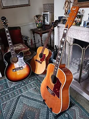 KENT Acoustic Guitar 1980's (BOB DYLAN!) Rare Lovely Example! • £160