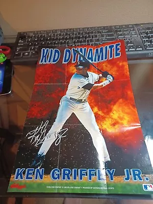 1993 Ken Griffey Jr. Kellogg's Kid Dynamite Poster Nice • $2.99