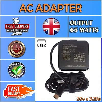 Ac Power Adapter For Dell 0t6v87 Om1wcf 0vt148 9020 3046 5056 Laptop • £19.89