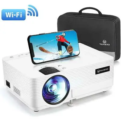 VANKYO Smart WiFi Video Projector 1080P LED Mini Home Theater 250  Display HDMI • $33.89