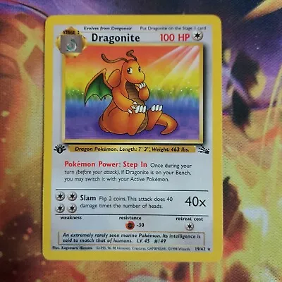 $1.99 • Buy Pokémon TCG Dragonite Fossil 19 Regular 1st Edition Rare