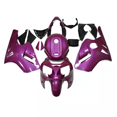 Purple Black Fairings Kit For Kawasaki Ninja ZX12R 2000 2001 ZX1200 Body Frame • $340.95