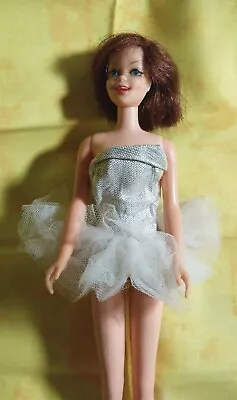 Vintage Barbie Doll #989 Silver Lame Ballerina Tutu 1961 NO DOLL • $11.99