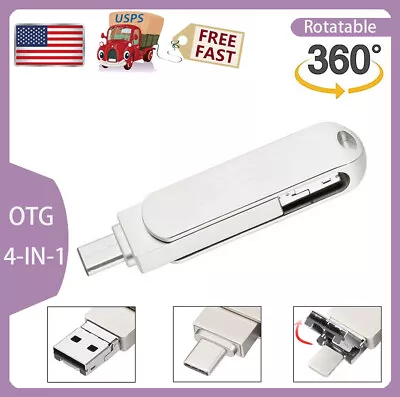 64G-1T  Flash Drive Memory Stick Backup UDisk For IPhone Samsung S10 IPad Pro • $25.88