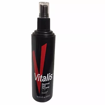 Vitalis Hairspray For Men Non-Aerosol Unscented Maximum Hold 8 Fl. Oz • $97.95