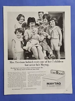 1965 Maytag Washers Original Vintage Print Ad • $9.97