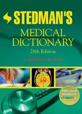 Stedman's Medical Dictionary By Stedman's • $8.32