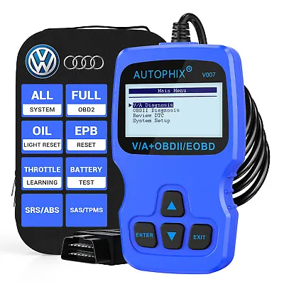 Autophix V007 OBD2 Scanner For VW Audi Skoda Seat Code Reader Diagnostic Tool • $49.99