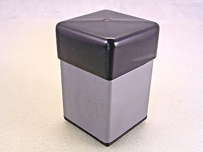 BLACK VINYL Square Cap Covers The End Of A 1-1/2  Square Tube • $1.50