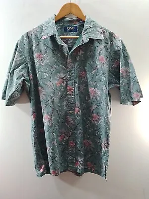 ONO & Company By Liberty House Floral Shirt Size Large Relaxed Fit • £20