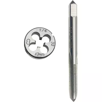 1/4''-32 UNEF Tap & Die Set Right Hand 1/4-32 HSS Tap RH High Speed Steel 1/4x32 • $11.14