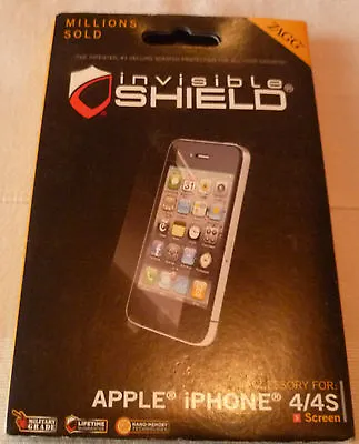 ZAGG InvisibleSHIELD For IPHONE 4 - SCREEN • £4