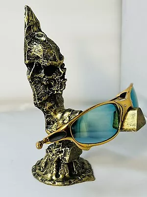 $44.99 • Buy New Custom Skull Holder Stand For Oakley Sunglasses Display Case X-metal Size 