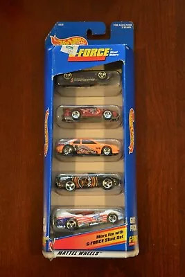 New Nip Hot Wheels G Force Gift Pack Porsche 930 Ferrari Camaro T-bird 5 Pack • $9.99