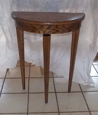 Oak / Ash Demilune Entry Table / Side Table    (ENT5) • $299