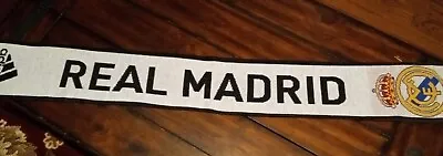 Real Madrid Authentic Adidas Scarf Black & White  • $25