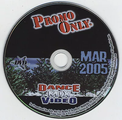 Promo Only Dance Mix Video March 2005 - Killers B-52's Cher Destiny's Child Cher • $24.99