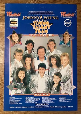 Young Talent Time 1987 Concert Poster Westfield • $99.99