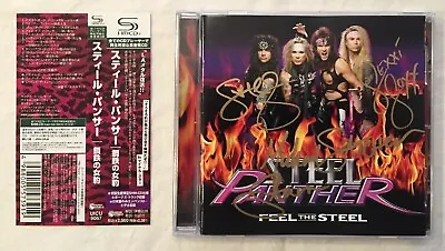 Steel Panther - Feel The Steel + 4 (Japan SHMCD W/OBI) Autographed By Full Band • $90.97