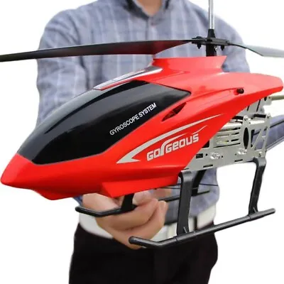 RC Helicopter 3.5CH 80cm Large Remote Control Anti-Fall Aircraft UAV Toy Drone C • $72.90