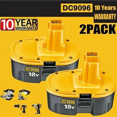 2 PACK 18 Volt XRP 4.0AH Battery For Dewalt For DC9096-2 DC9098 DC9099 DC9096 • $44.99